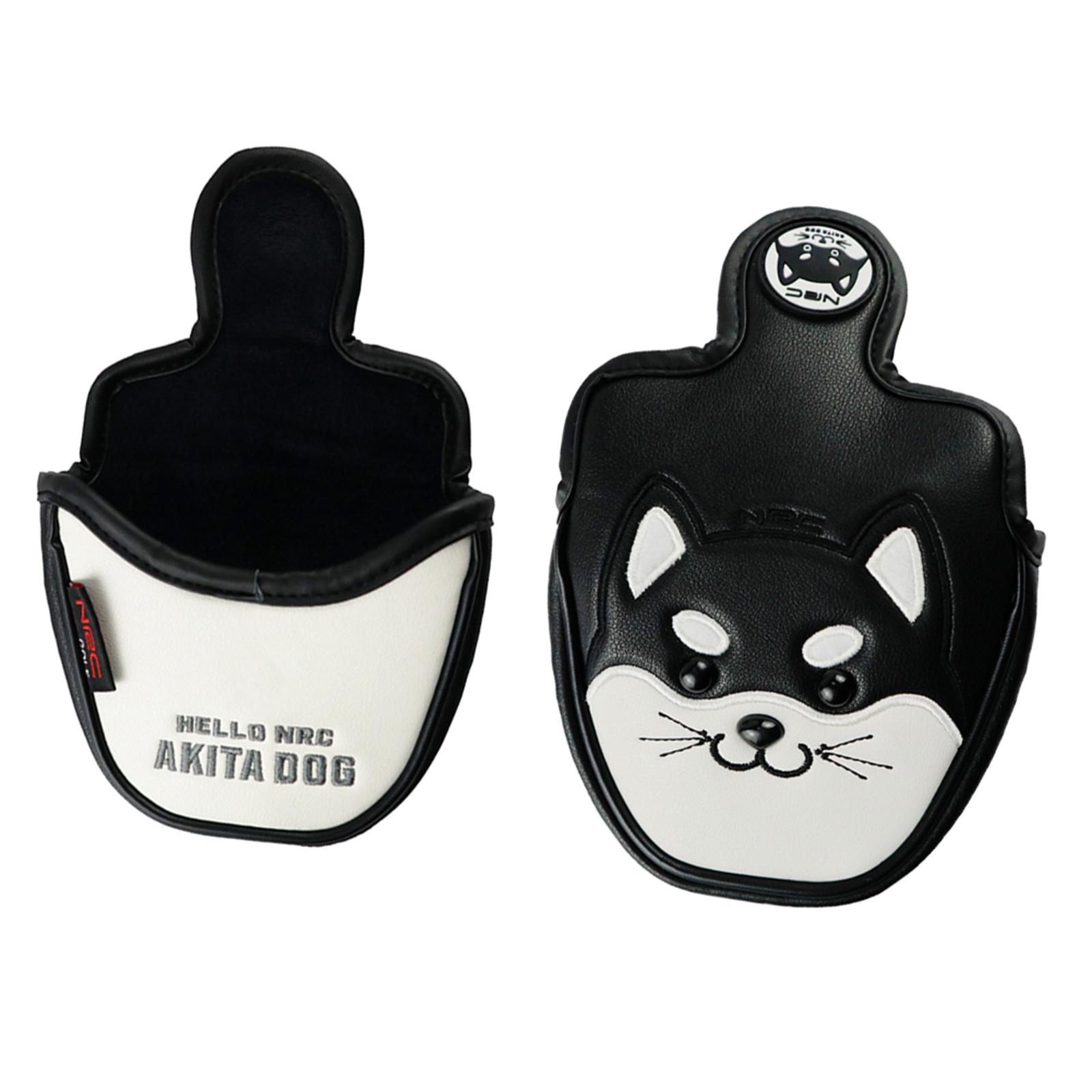 Cartoon Design Golf Club Mallet Putter Head Cover Protect Clubs Headcover