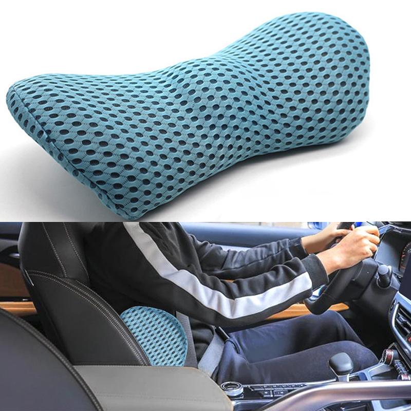 Thoáng Khí Nhớ Cotton Vật Lý Trị Liệu Gối Thắt Lưng Eo Cho Ghế Ô Tô Đau Lưng Đệm Hỗ Trợ Giường Sofa Văn Phòng Ngủ Gối