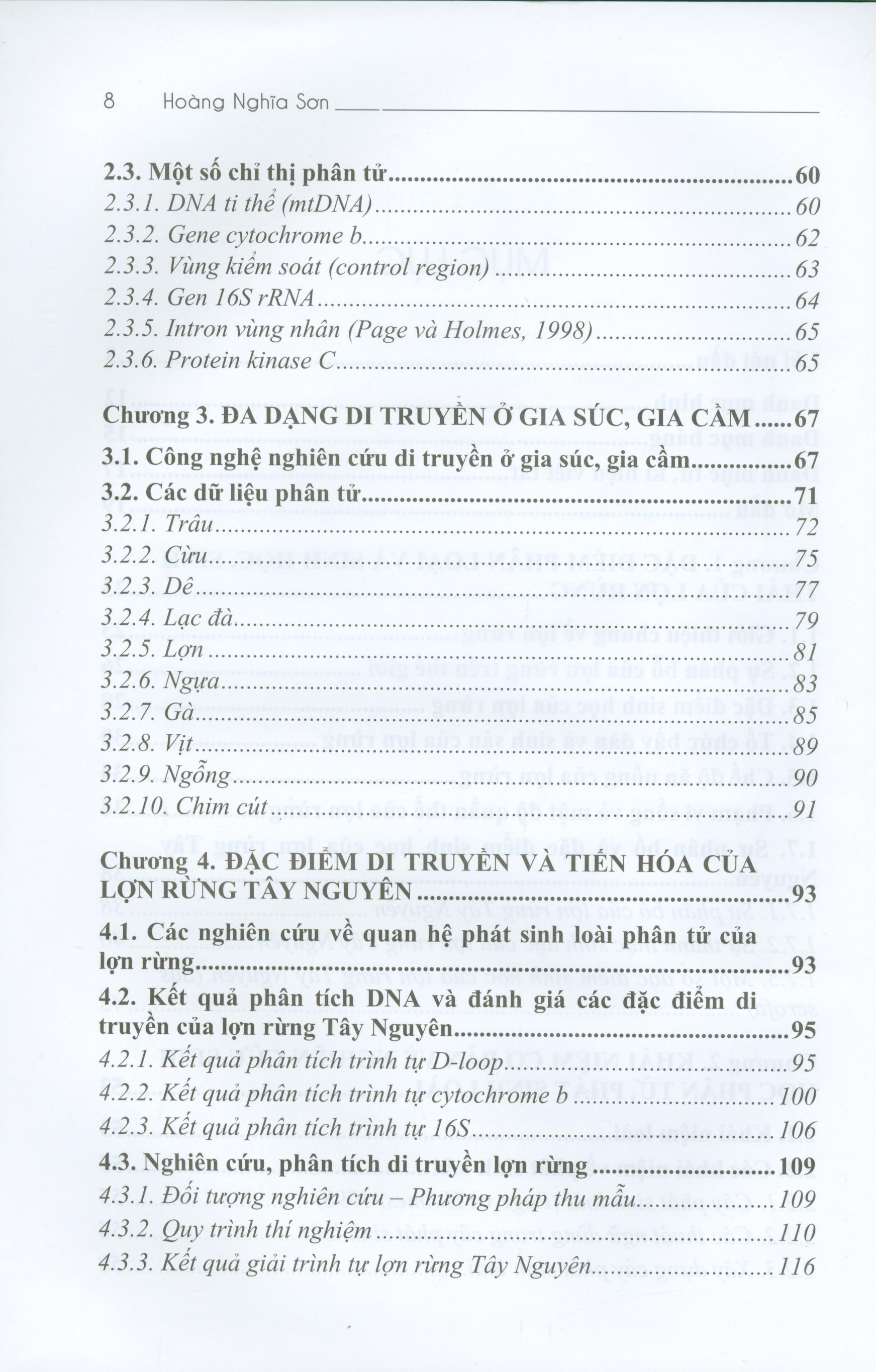 Đặc Điểm Sinh Học, Di Truyền Và Bảo Tồn Lợn Rừng Tây Nguyên