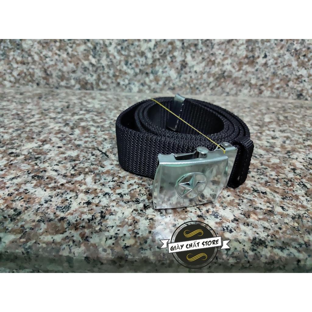 BỘ 2 Dây Lưng Lính Dù Đen