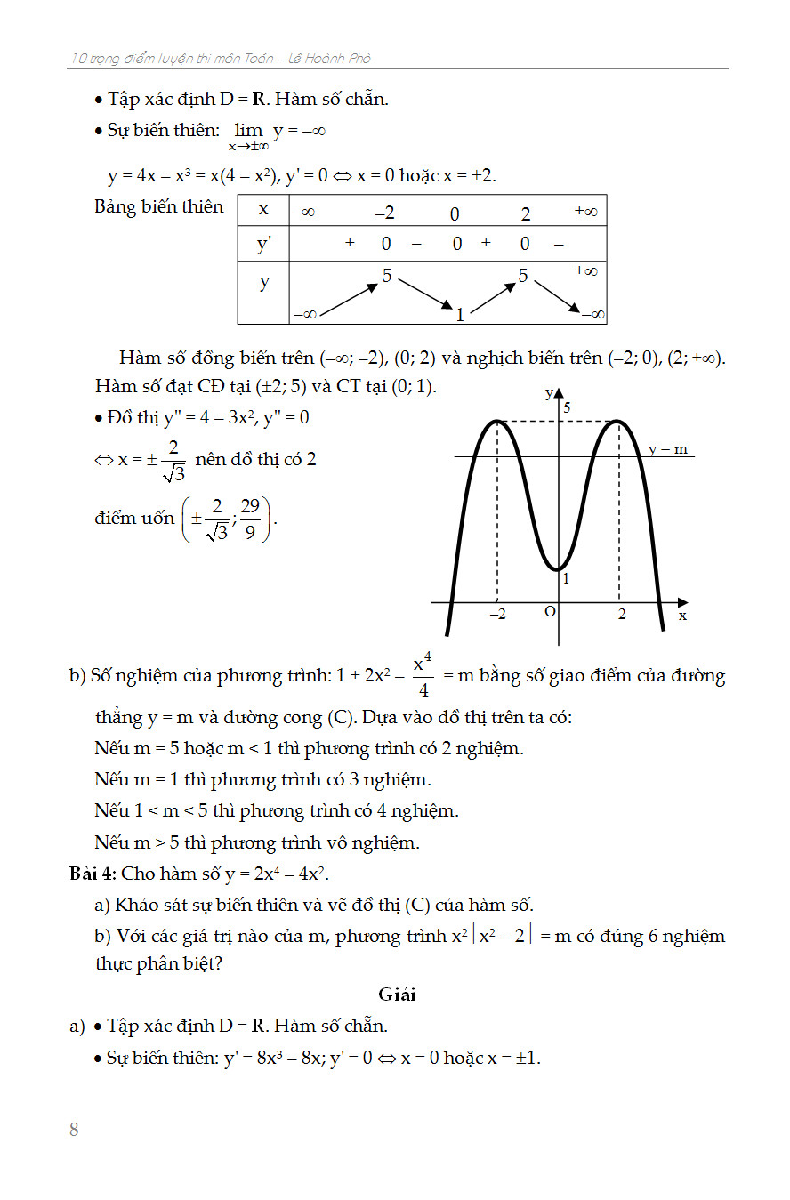 10 Trọng Điểm Luyện Thi THPT Quốc Gia Môn Toán _KV