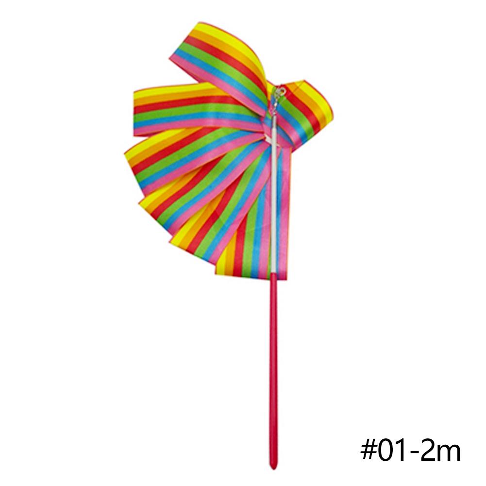 2M/4M Phòng tập thể dục đầy màu sắc ruy băng nhảy múa nhịp nhàng Color: 08 Size: 2M