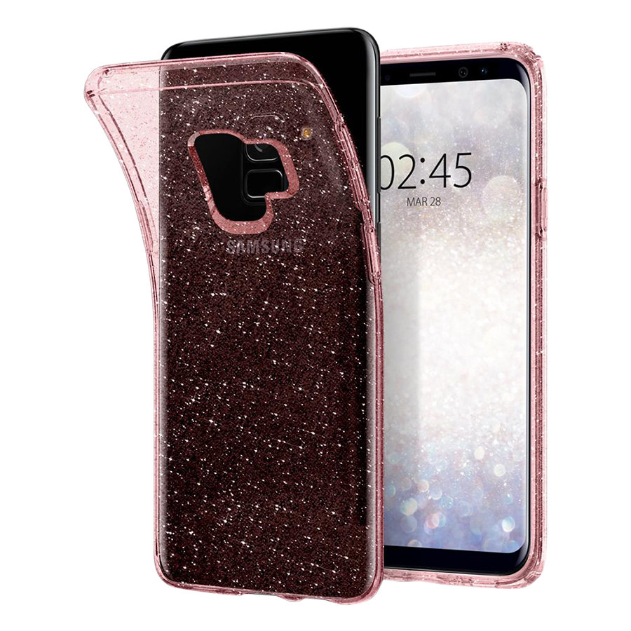 Ốp Lưng Samsung Galaxy S9 Spigen Liquid Crystal Glitter - Hàng Chính Hãng