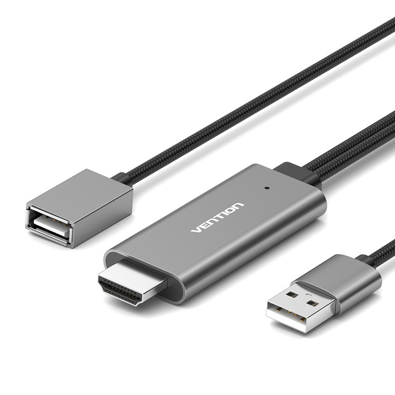 Cáp chuyển đổi USB to HDMI dài 2m Vention CEKHH chính hãng