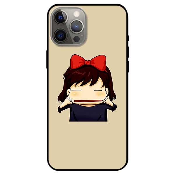 Ốp lưng dành cho Iphone 12 Mini - 12 / 12 Pro - 12 Pro Max mẫu Anime Cô Gái Véo Má