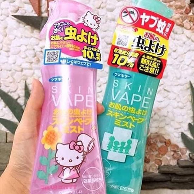 Xịt Chống Muỗi Và Côn Trùng Nhật Bản Skin V ape Hello Kitty- 2 màu