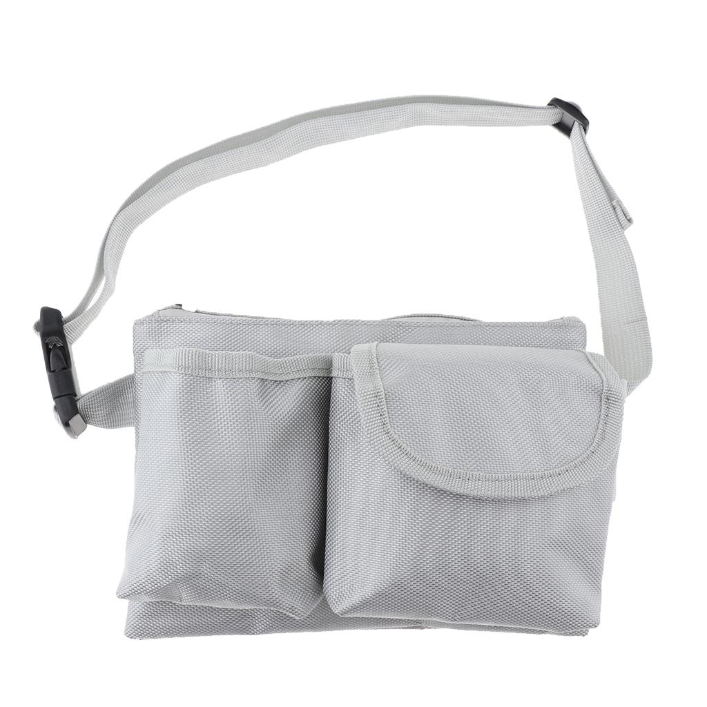 Gardening Tool Waist Bag Belt Heavy Duty Oxford Tool Apron with 3 Pockets of Different Sizes