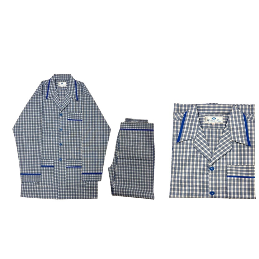 Bộ Pyjama HUONGTAM Kate tay dài nam cao cấp(PDK01N21). Chất liệu loại tốt: mềm mại, thoáng mát, không phai màu