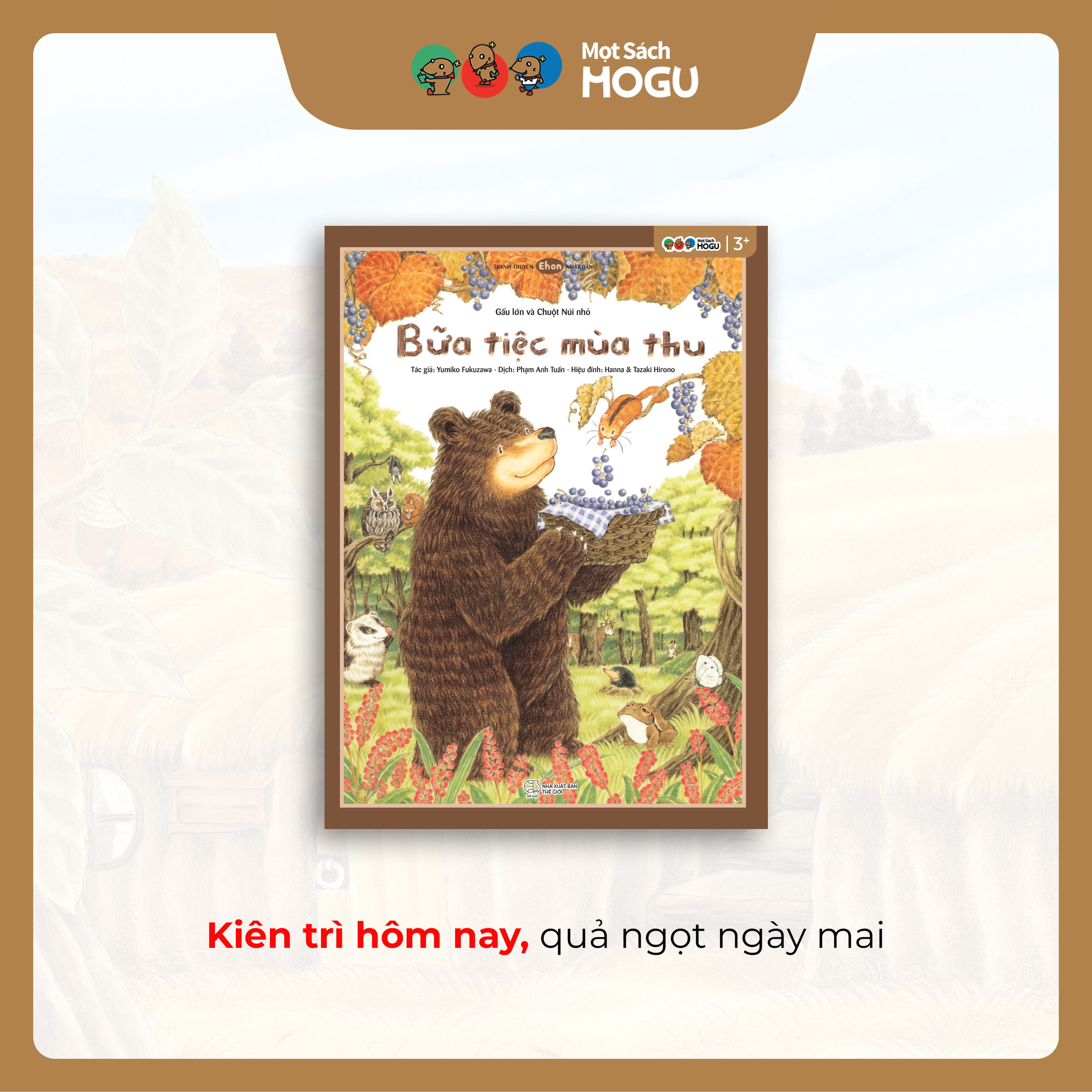 Truyện Ehon bé 3-4-5 tuổi - Bộ 4 cuốn BỐN MÙA YÊU THƯƠNG