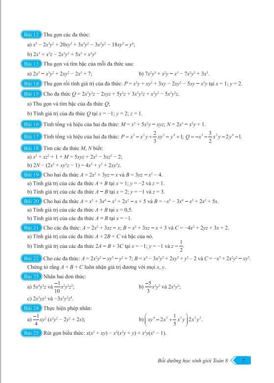 Sách - Bồi Dưỡng Học Sinh Giỏi Toán 8 - Dùng chung cho các bộ SGK hiện hành