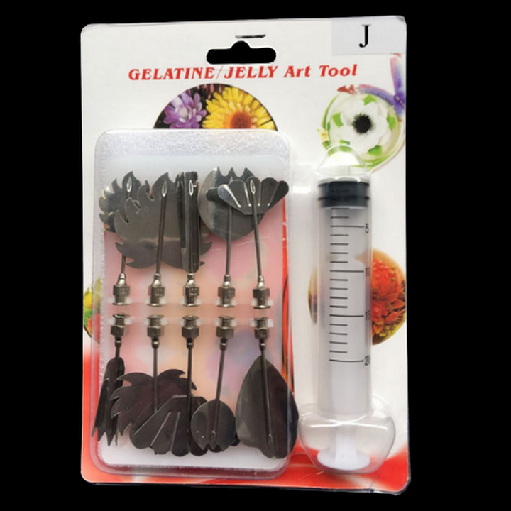 Bộ 10 dụng cụ làm thạch rau câu 3D - Bộ nhập khẩu - Tặng kèm xi lanh – Mã số 1000