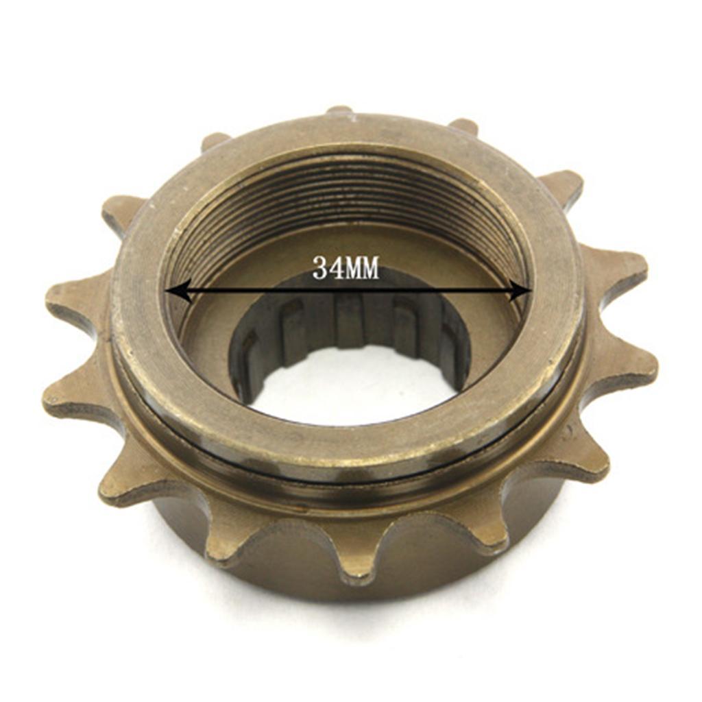 Freewheel 14T 34MM Single Freewheel Flywheel Sprocket