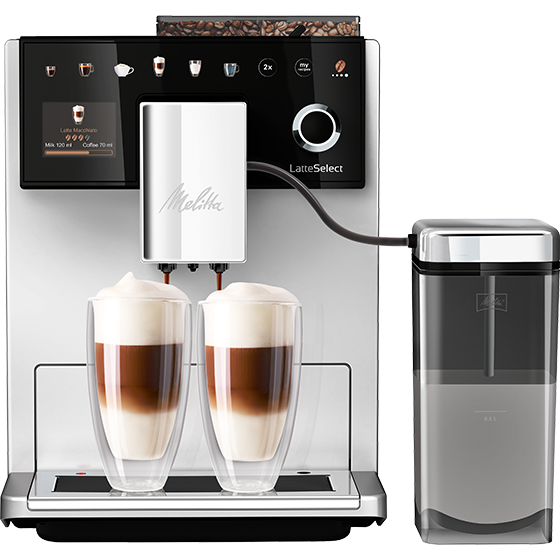 Máy pha cà phê tự động Melitta Latte Select - Hàng nhập khẩu chính hãng 100% từ thương hiệu Melitta, Đức