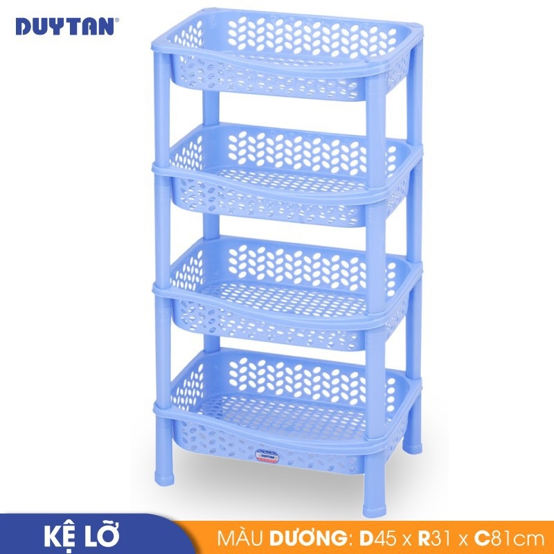 Kệ lỡ nhựa Duy Tân 4 ngăn  - 46939 - Giao màu ngẫu nhiên - Hàng chính hãng