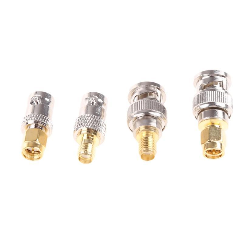 Bộ 4 Đầu Nối SMA Sang BNC Cho Radio Cầm Tay