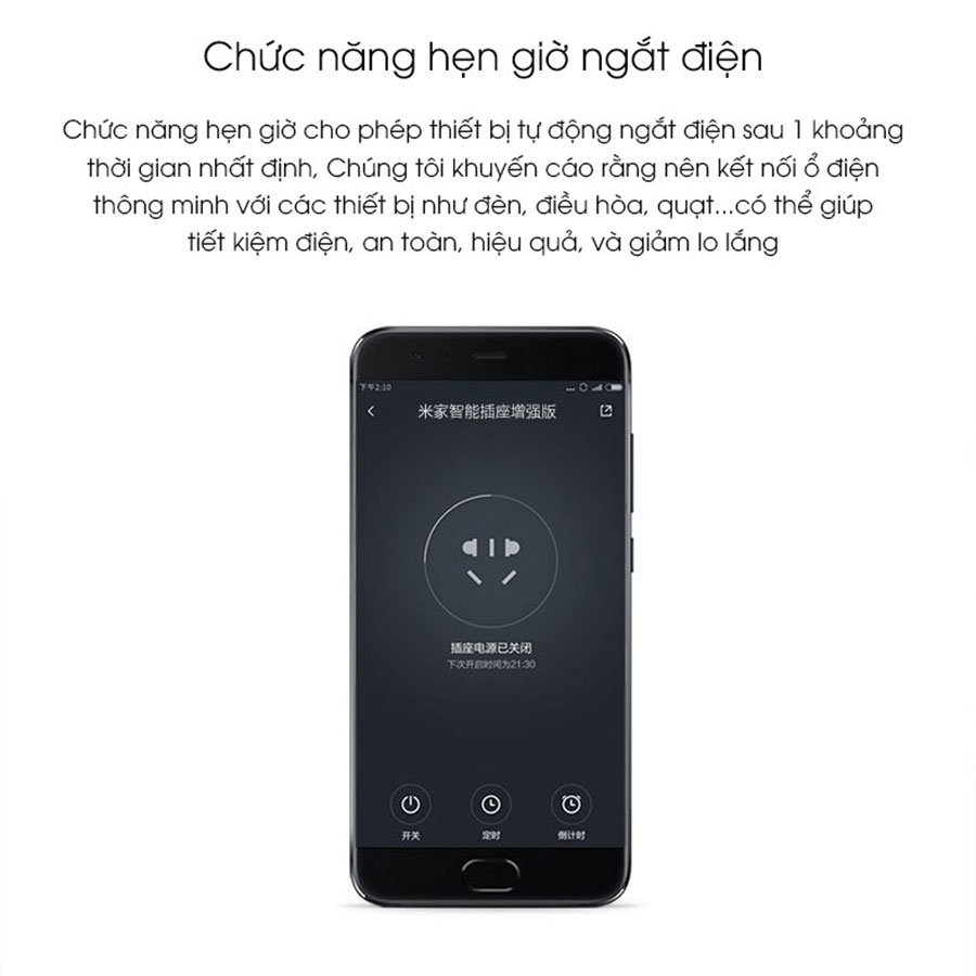 ổ cắm điện thông minh xiaomi hàng nhập khẩu