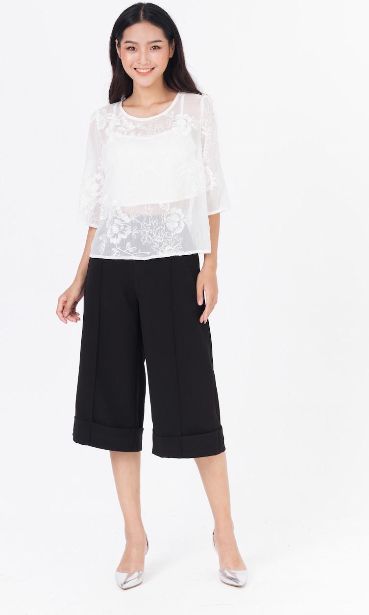 Áo Croptop Tay Lửng De Leah