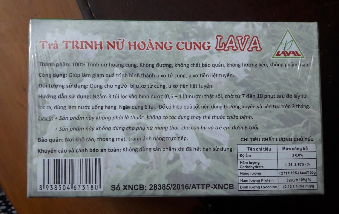 Trà Trinh Nữ Hoàng Cung LAVA