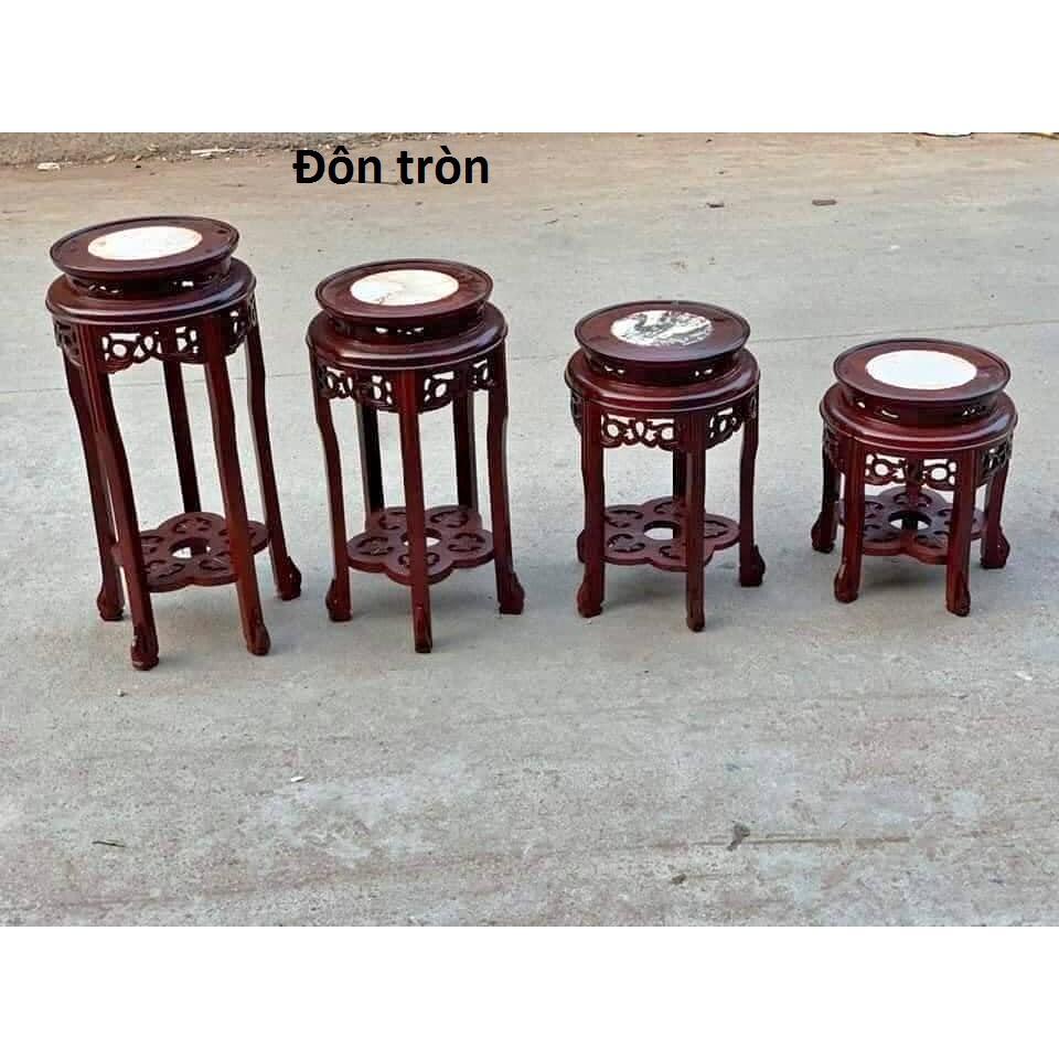 Đôn phượng (gỗ lim, cao 50 đến 80cm)