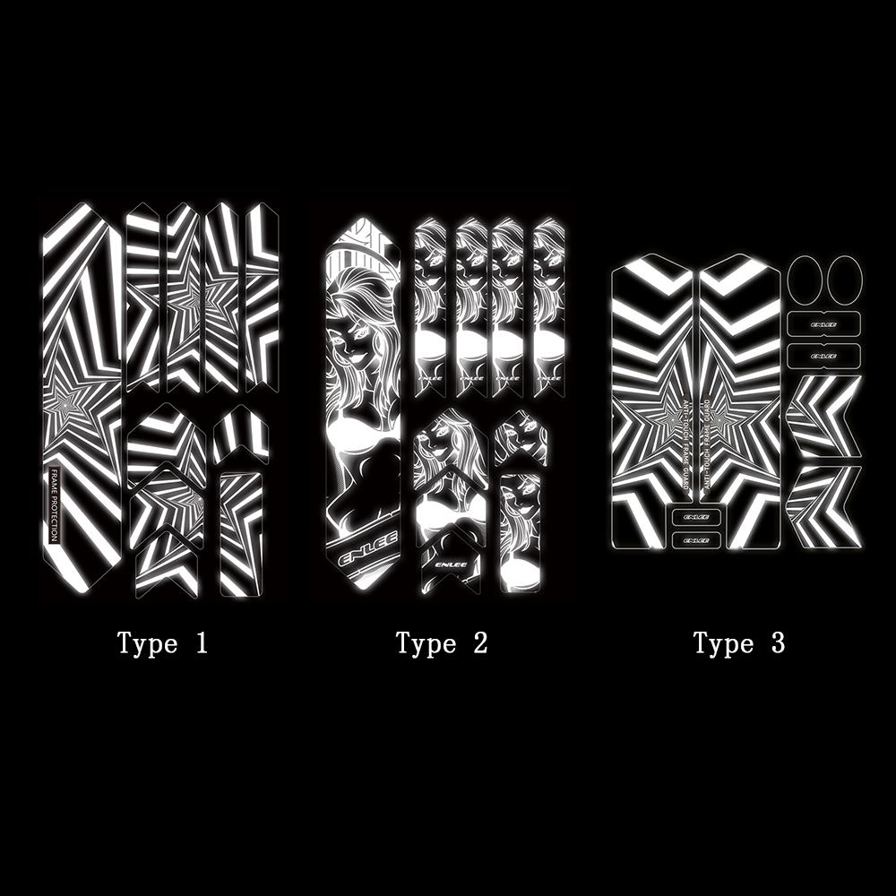 Miếng dán phản quang phuộc xe đạp leo núi Chống trầy xước