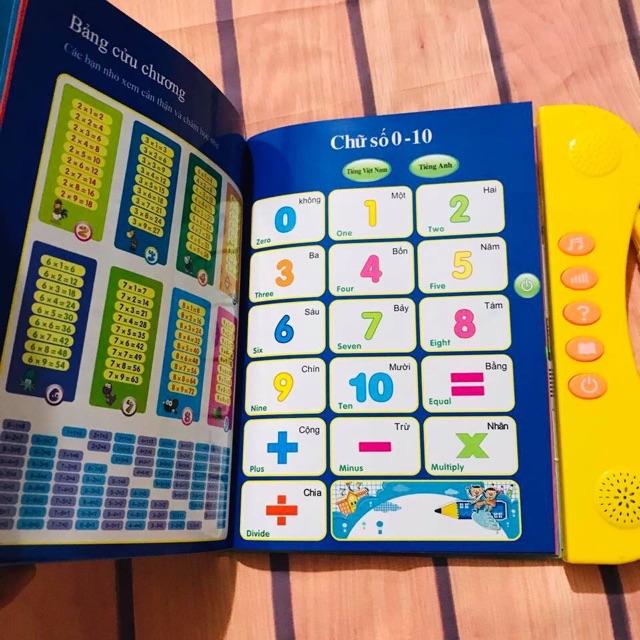 Đồ Chơi Bộ Sách Quý Điện Tử Song Ngữ - Trẻ Vừa Học Vừa Chơi Cùng Tiếng Anh