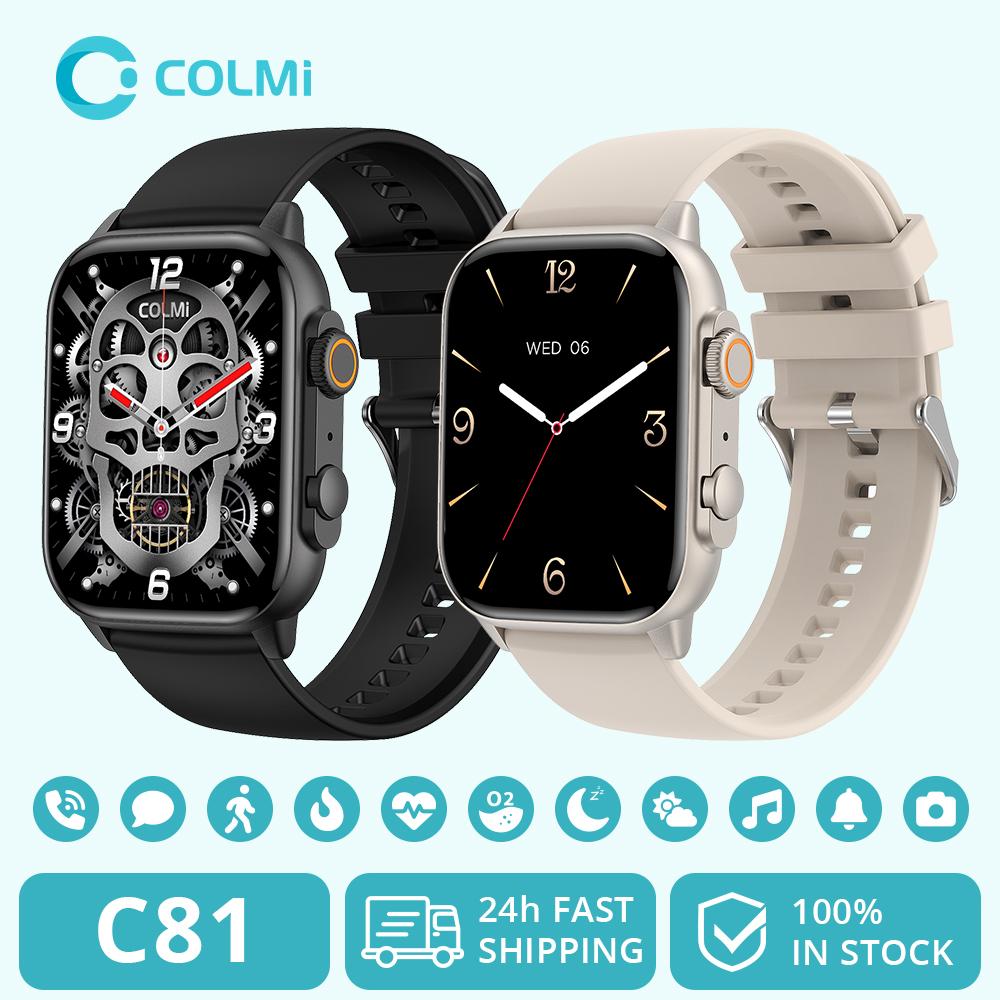 Colmi C81 2.0 '' AMOLED SMARTWATCH Hỗ trợ AOD, 100 chế độ thể thao, IP68 Waterproof Smart Watch Watch Women PK Ultra Series 8