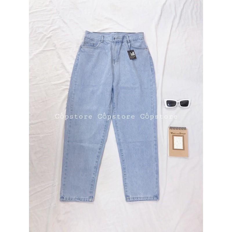 QUẦN BAGGY JEANS TRƠN BASIC