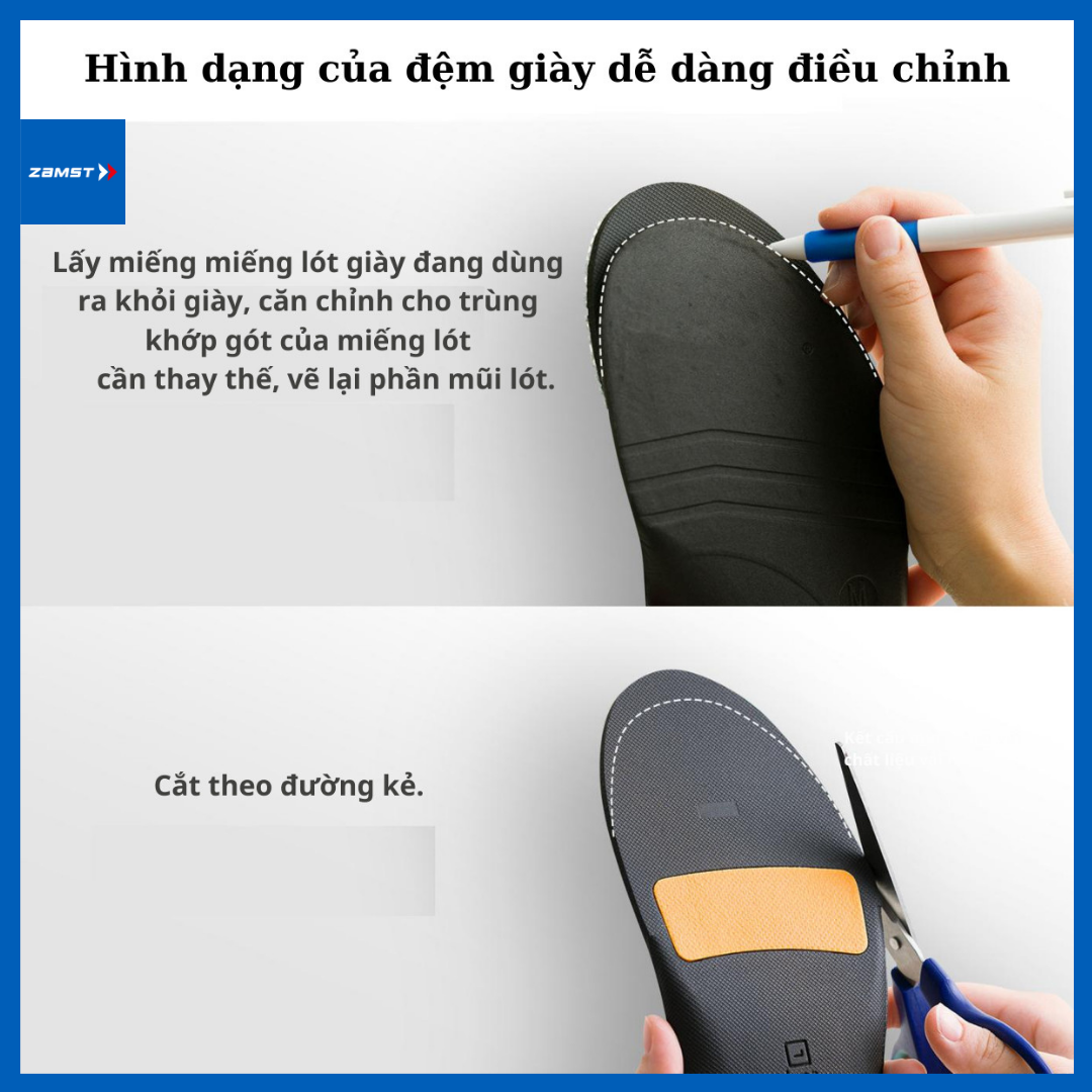 Lót giày Zamst SPORTS- Footcraft cushioned for SPORTS