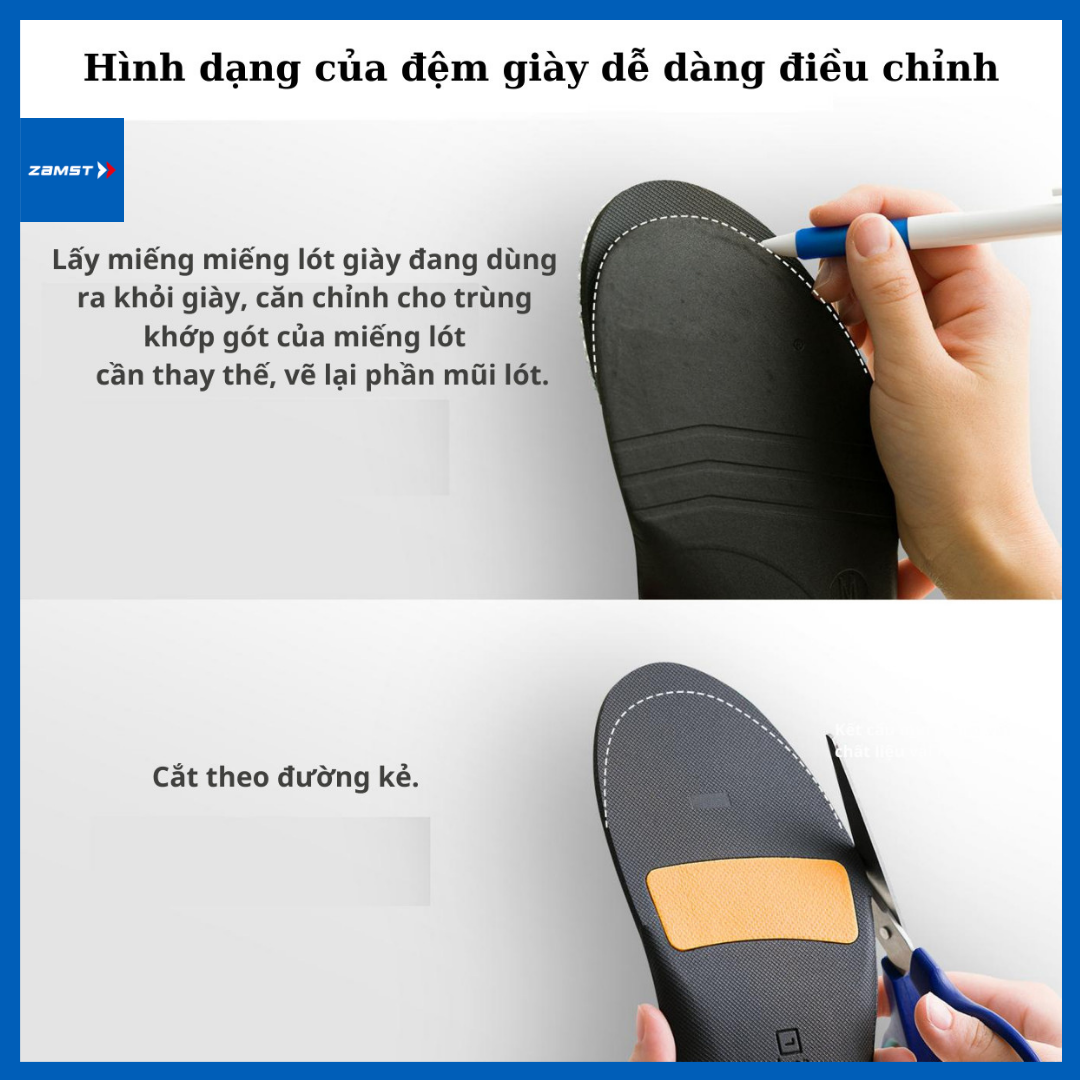 Hình ảnh Lót giày Zamst SPORTS- Footcraft cushioned for SPORTS