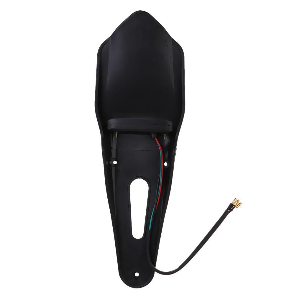 Motorcycle ATV Holder White LED Tail Rear Brake Bracket Light