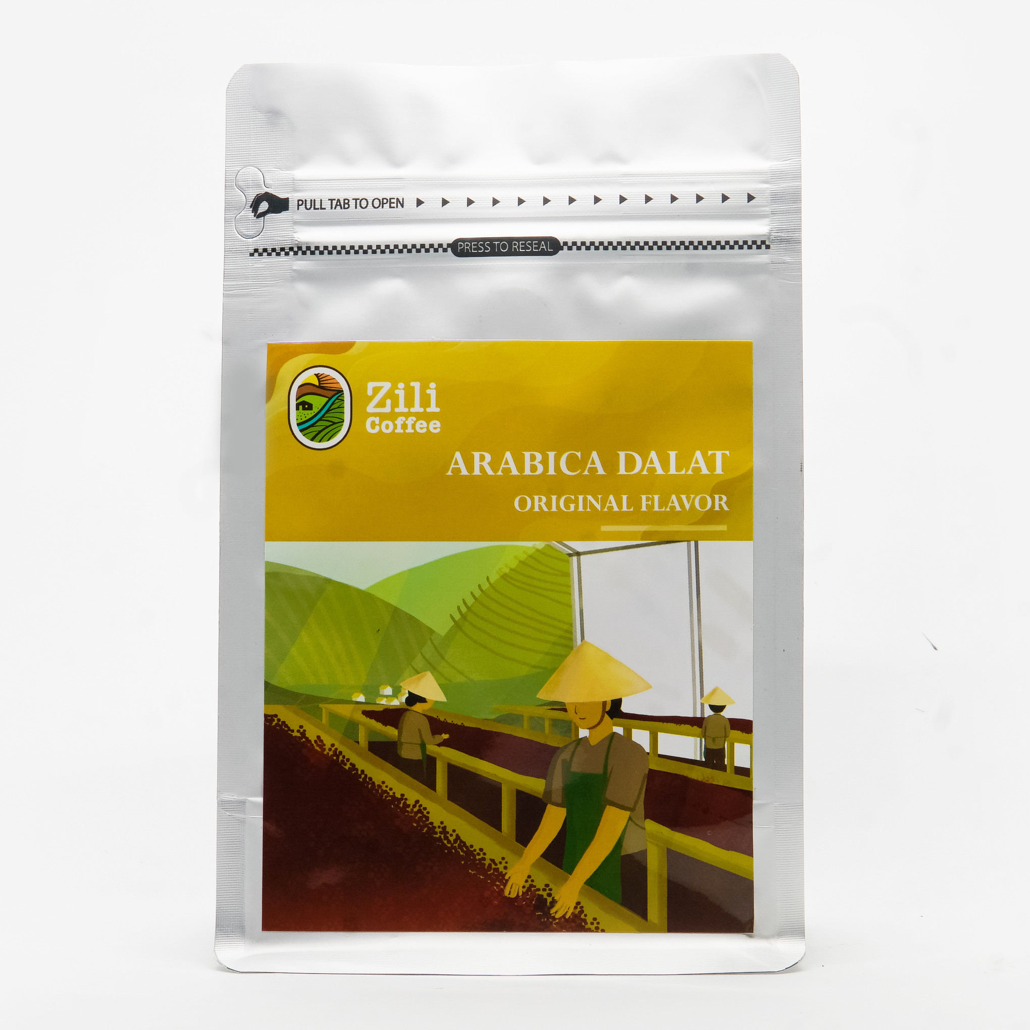 Cà phê rang xay sạch Zili Arabica 100% nguyên chất