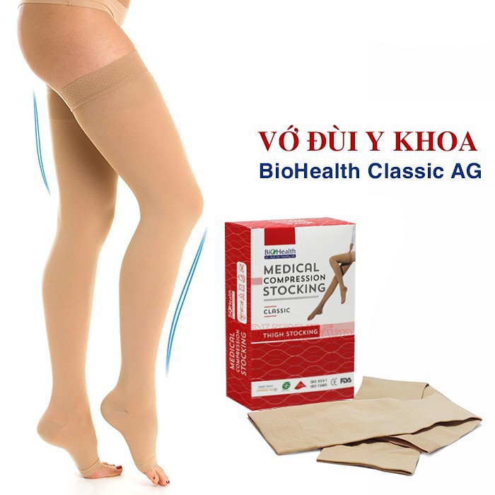 Vớ đùi y khoa BioHealth classic, vớ cấp độ 1
