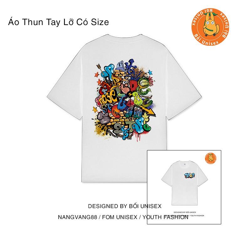 Áo Thun Tay Lỡ '' Zombie Daze '' Phong Cách Bối Unisex