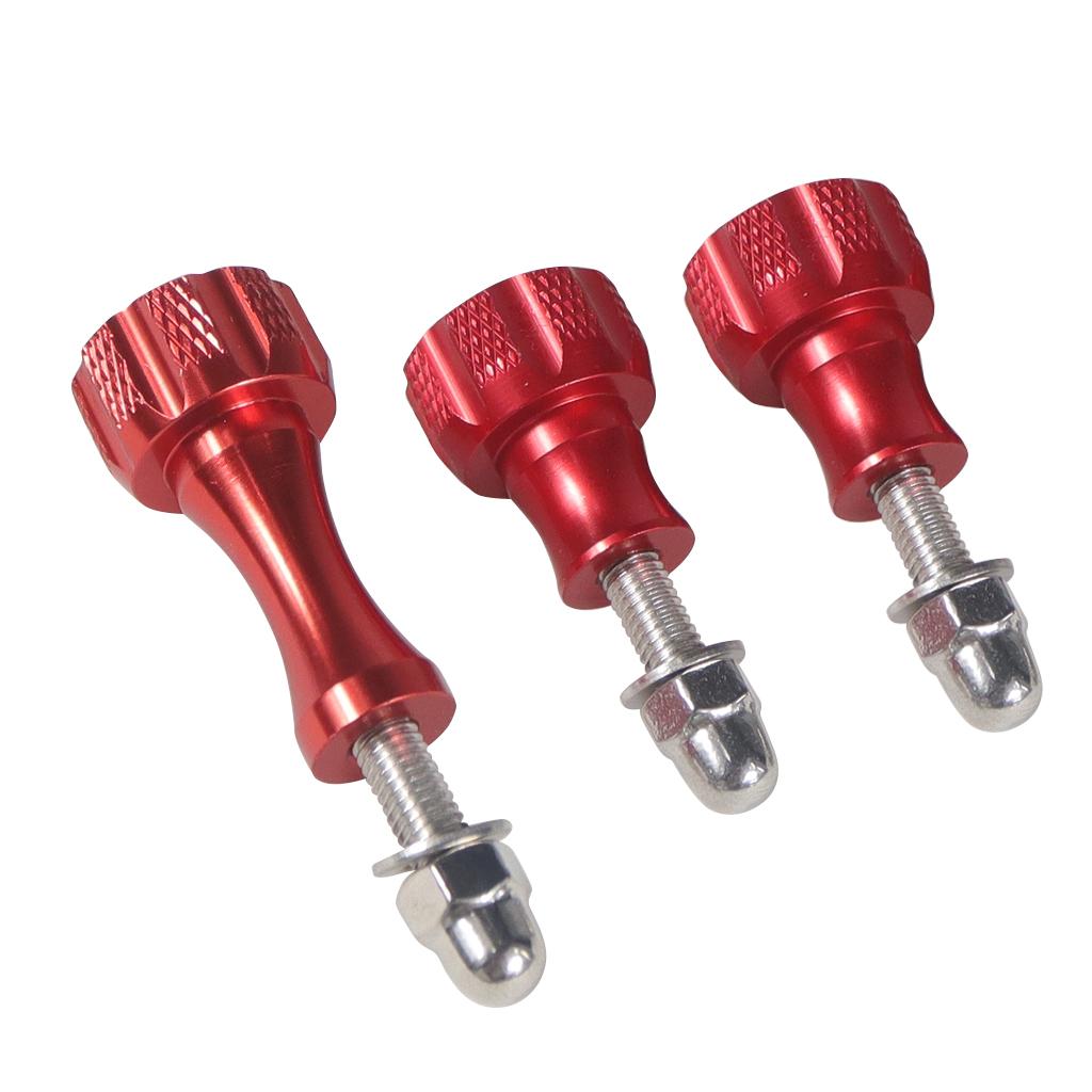 1x dài 2x ngắn m5 ngón tay cái vít nhôm hợp kim bu lông nut nut cho GoPro Hero 11 10 9 5 Max Insta360 cho máy ảnh hành động DJI OSMO