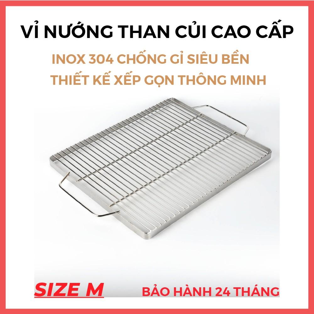 Vỉ nướng BBQ chống gỉ - Size M