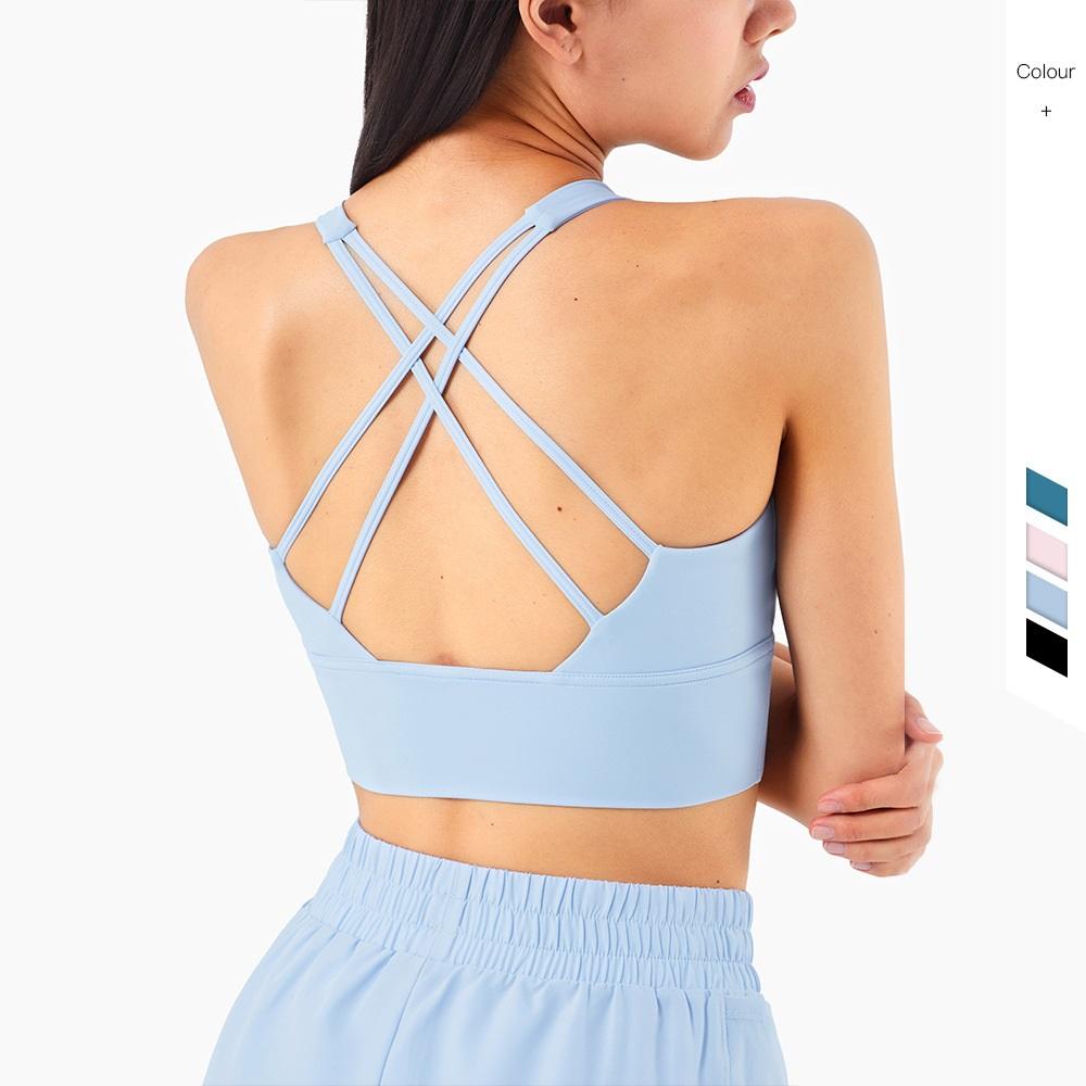 Tập Thể Dục Chạy Thể Thao Yoga Áo Thun Top Áo Ngực Thể Thao Nữ Tập Gym Quần Áo Chéo Vẻ Đẹp Gợi Cảm Lưng Nữ Mùa Hè Đẩy Lên quần Lót