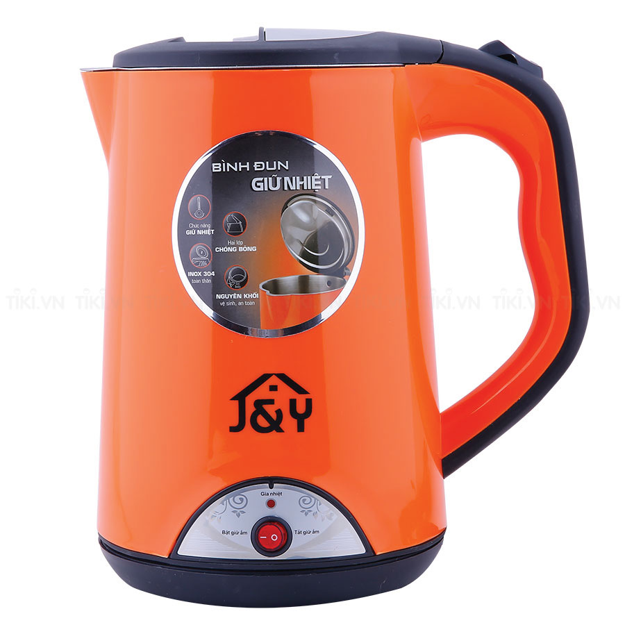 Bình Đun Siêu Tốc 2 Lớp Joyful Life JYEK-17001D - 1.7 Lít - Hàng chính hãng