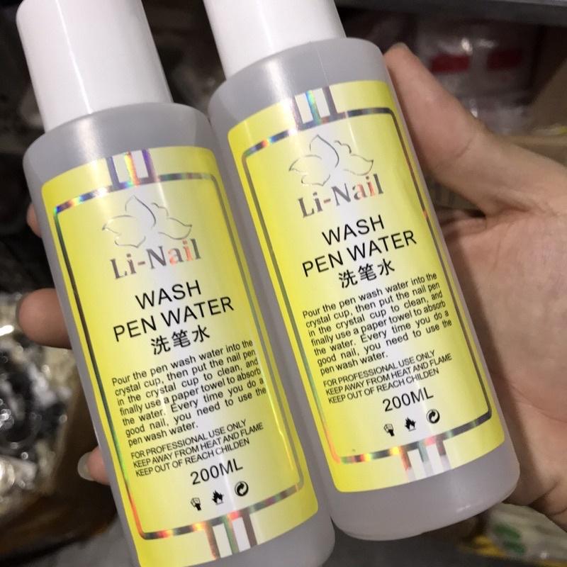 Nước rửa cọ Li- Nail chai 200ml