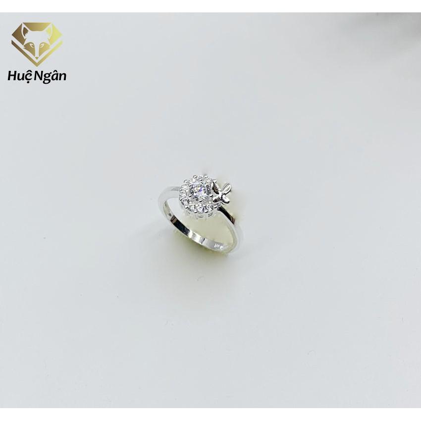 Nhẫn bạc Ý 925 Huệ Ngân - Cánh bướm mùa xuân JS160008