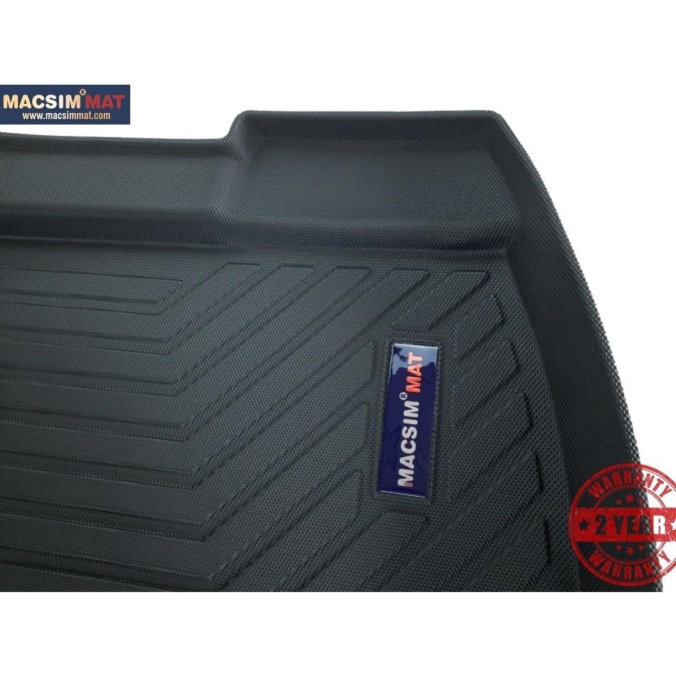 Thảm lót cốp xe ô tô Audi A8 2019-đến nay nhãn hiệu Macsim chất liệu TPV cao cấp màu đen
