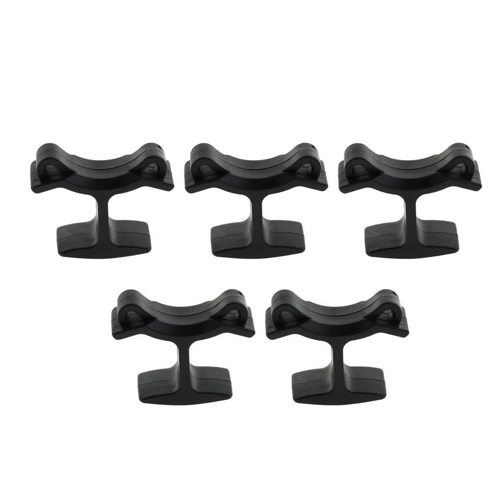 5 Pieces / Pack Referee Whistle Finger Grip Black