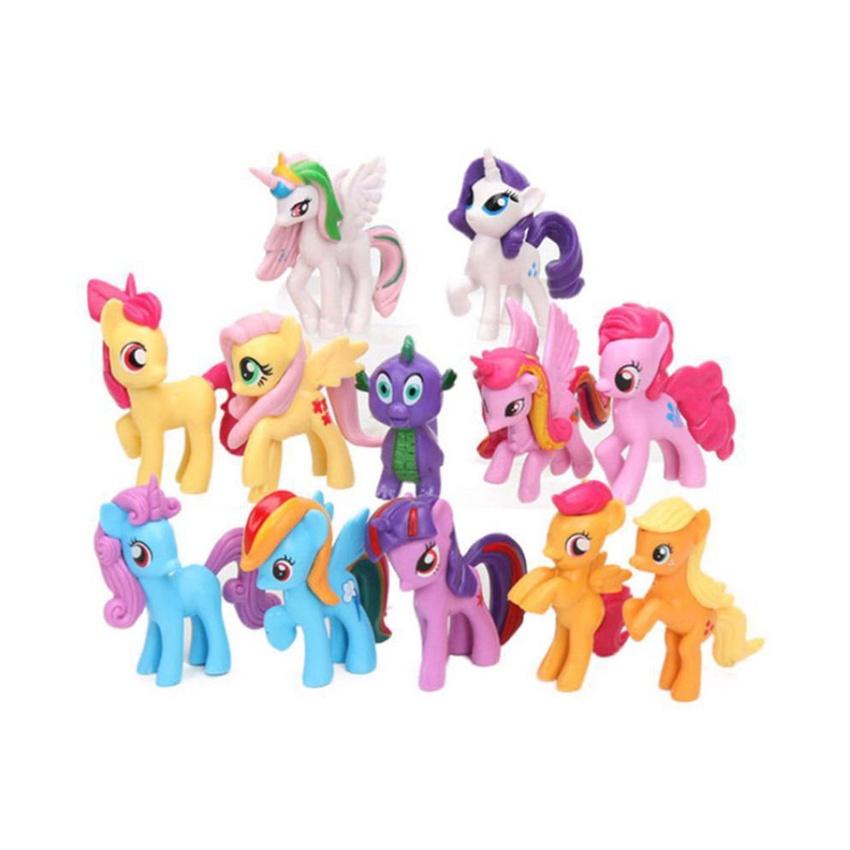 Set 12 ngựa Pony loại lớn 7cm