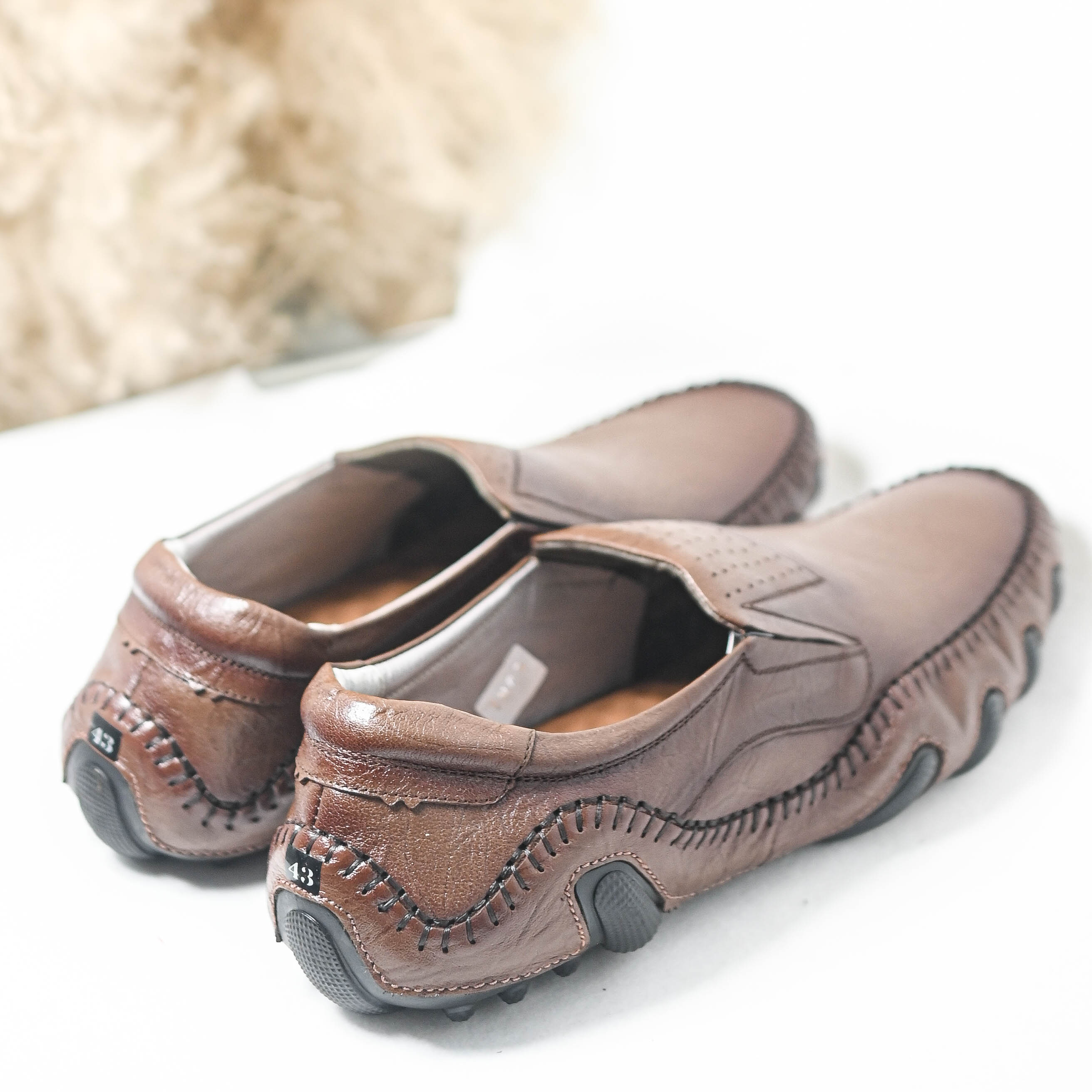 Giày mọi nam da mềm