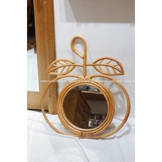 Gương quả táo, Gương mây trang trí treo tường, gương decor nhà cửa, gương soi tiện lợi | Cappiano Hom Decor