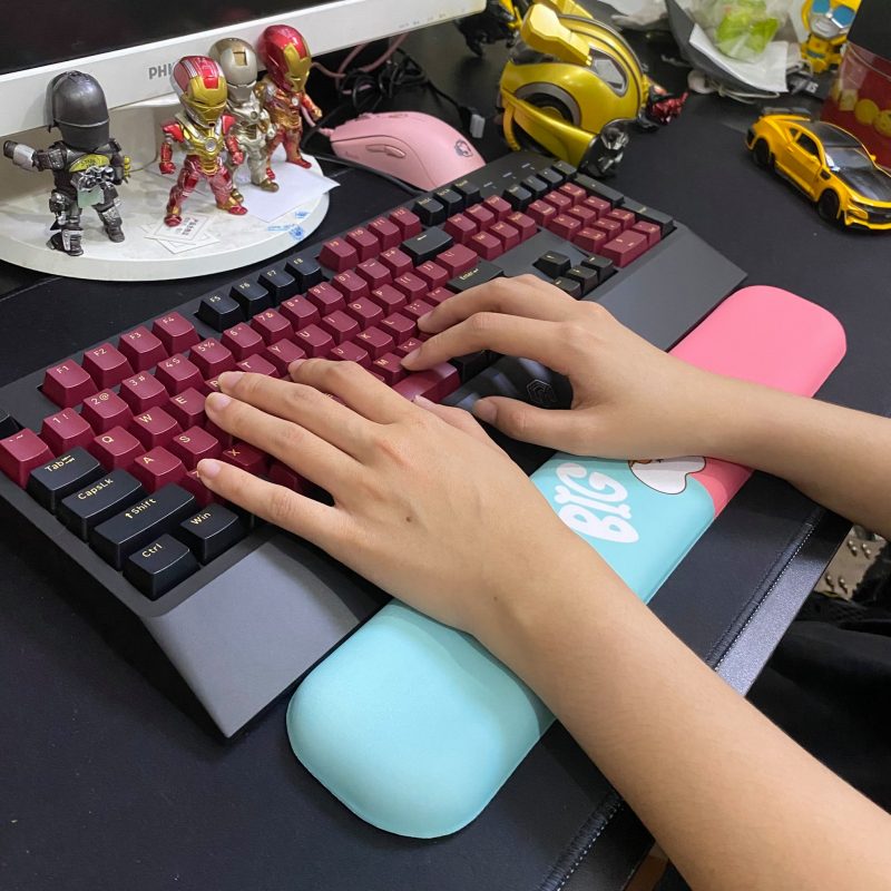 Bàn phím cơ Mojike GK1 Black Red _Hàng chính hãng