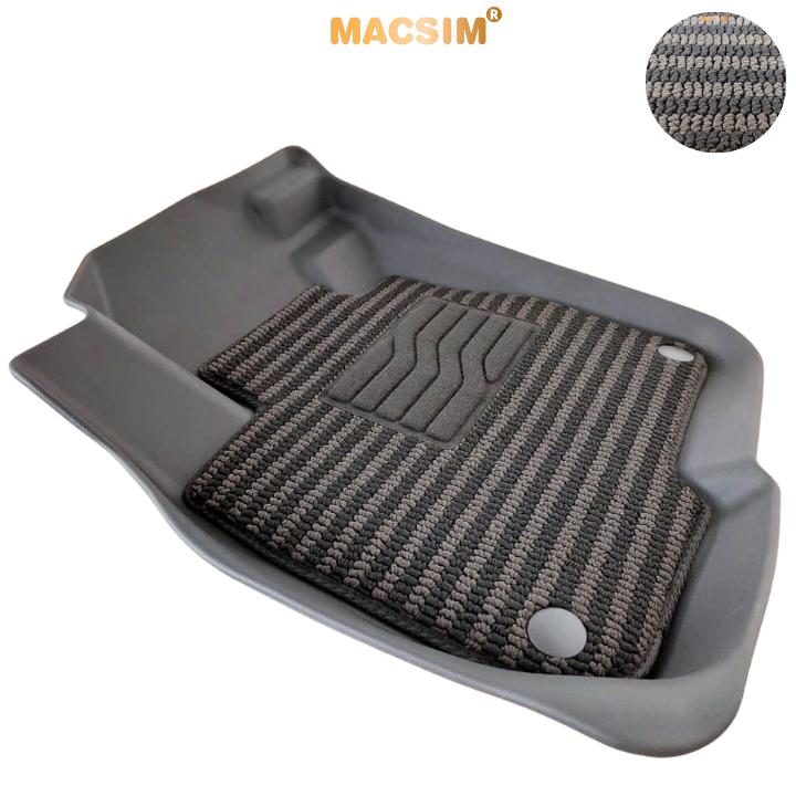 Thảm Lót Sàn 2 Lớp TPE Macsim Honda CRV​​​​​​​ 2017-2022 Chuẩn Form, Bền, Không Mùi (sd3 xám đen ct)