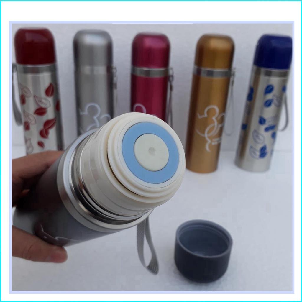 Bình giữ nhiệt 500ml hình in 1 màu Model22001 ly cốc cách nhiệt