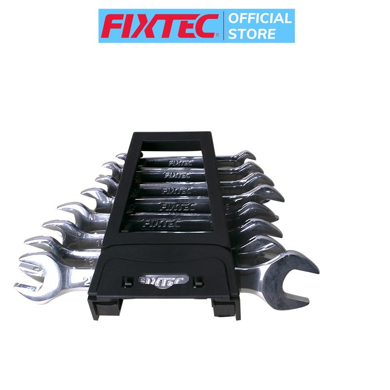 Bộ cờ lê cao cấp FIXTEC FHDO0008 8 cây tiêu chuẩn 6mm-22mm, chất liệu hợp kim cao câp