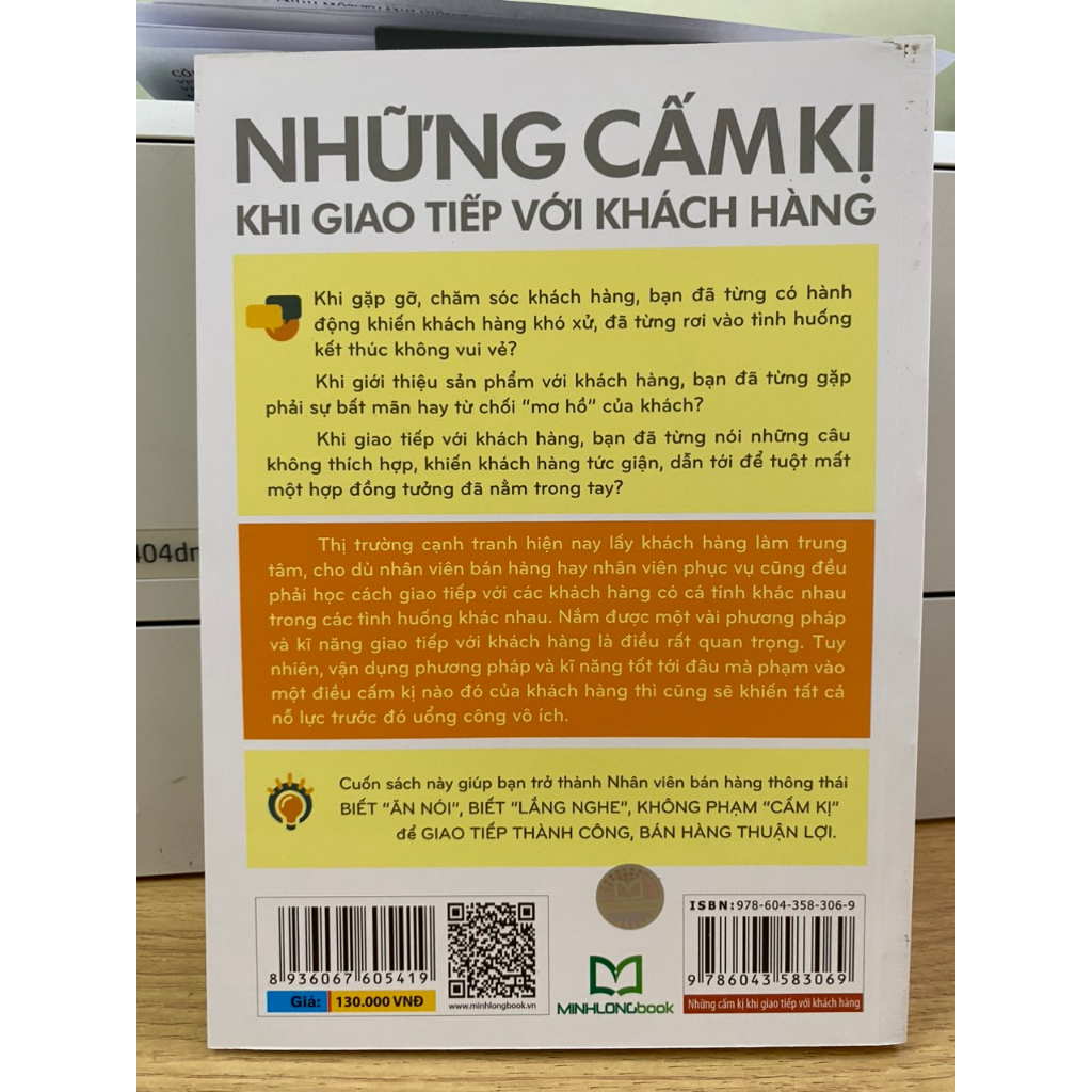 Sách - Những Cấm Kị Khi Giao Tiếp Với Khách Hàng (Tái Bản) (ML)