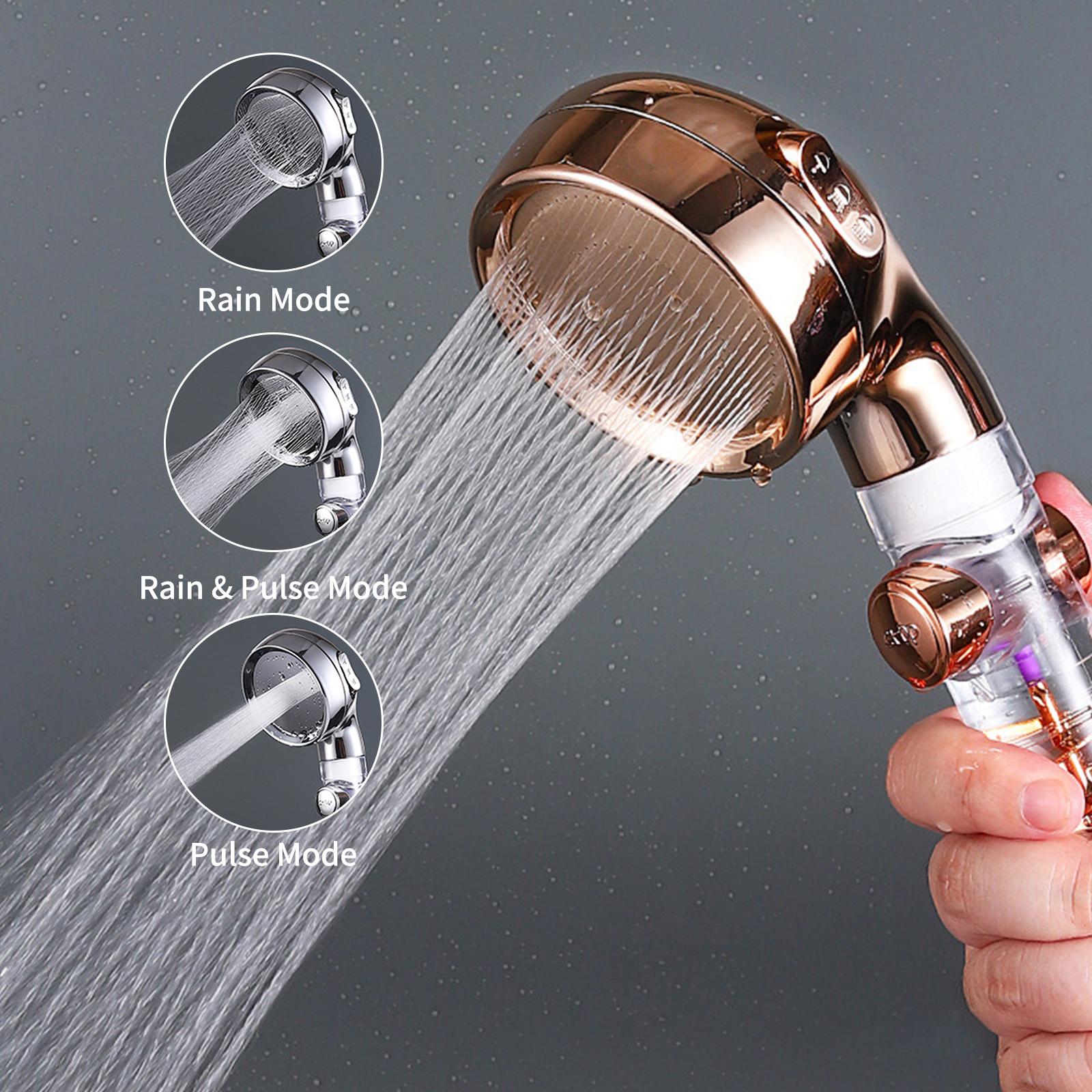 Đầu Vòi Sen Áp Suất Cao G1 / 2 Trong Phòng Tắm Tiết Kiệm Nước Với Công Tắc Tạm Dừng Bật / Tắt 3-Cài Đặt